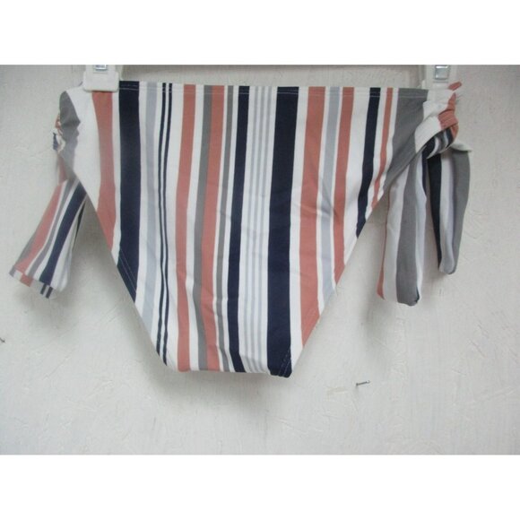 Adore Me Women's Rimini Striped Contour Bikini Swim Bottom Size Medium NWOT!!! - Picture 2 of 2